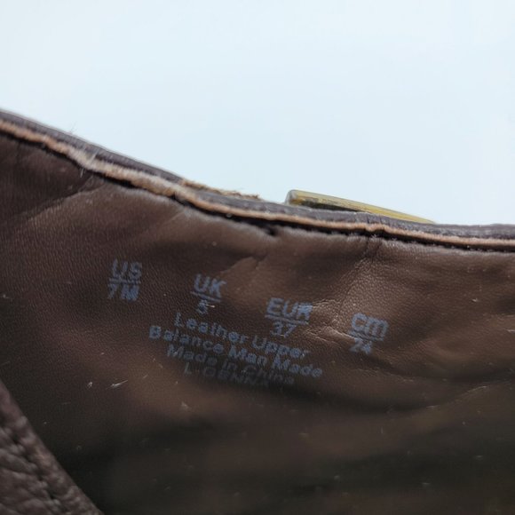 Franco Sarto L-Genna Ankle Boot Women's Dark Brown Kalibu Leather US Size 7M - Picture 7 of 7